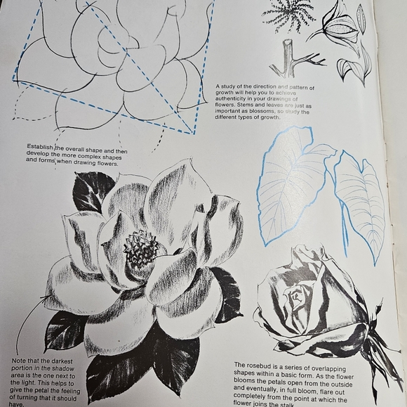 The Art of Drawing How To Instruction Book B-377 Vintage Softcover - Picture 13 of 16